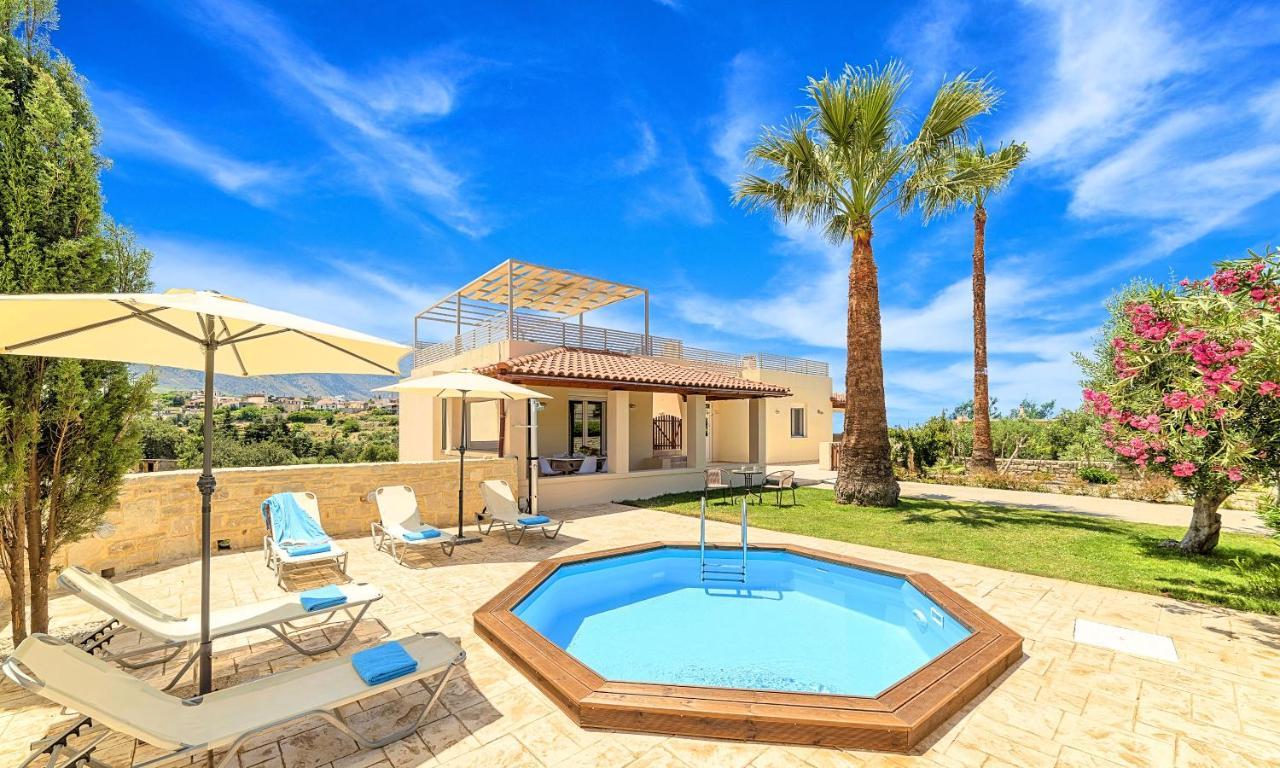 Villa Di Palma Heated Pool Koufi Extérieur photo