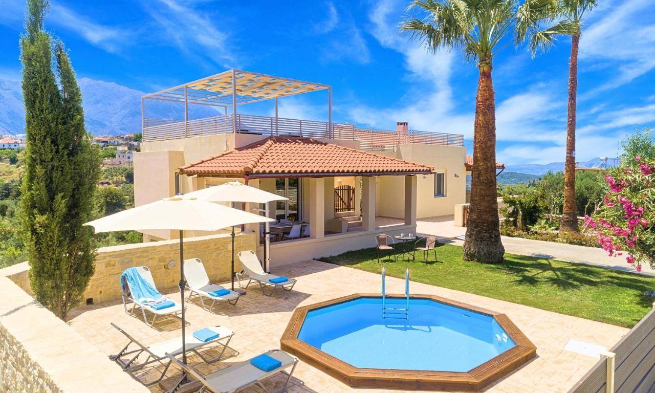 Villa Di Palma Heated Pool Koufi Extérieur photo