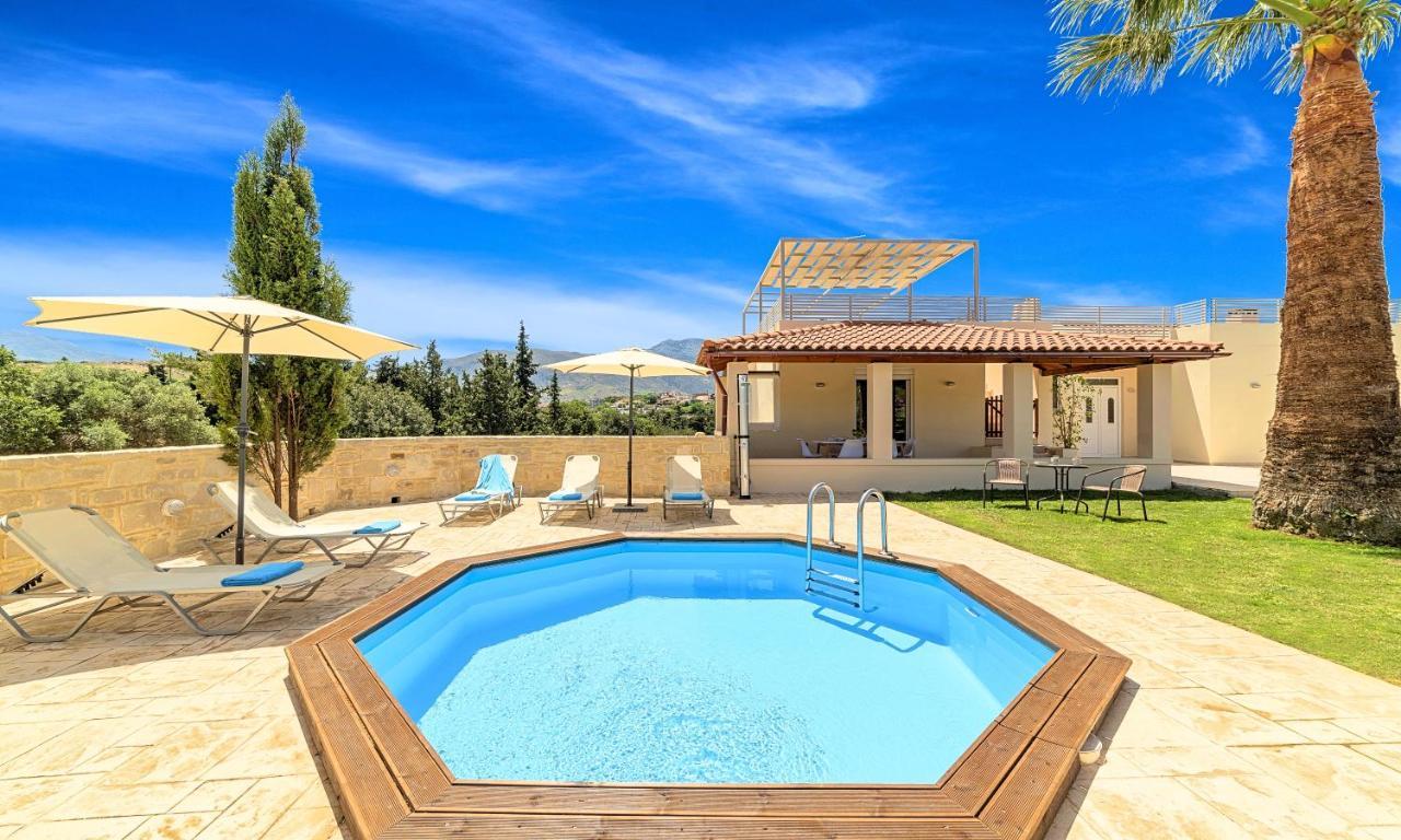 Villa Di Palma Heated Pool Koufi Extérieur photo