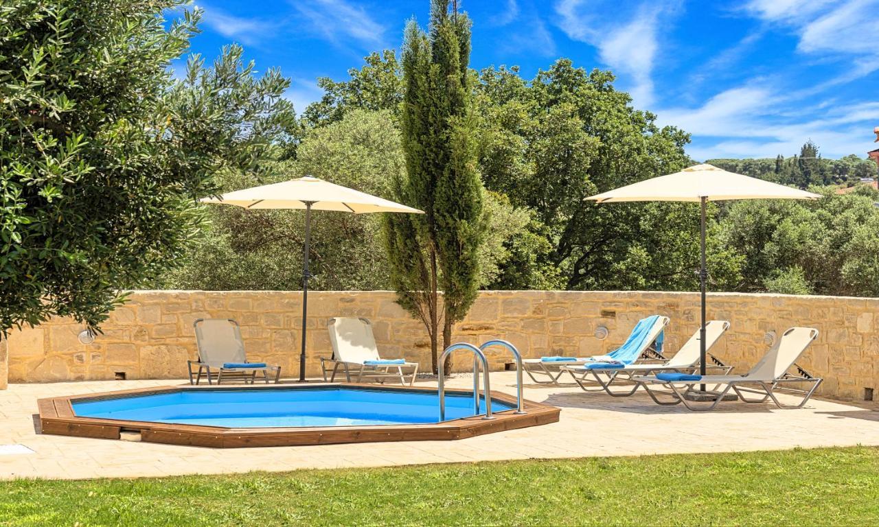 Villa Di Palma Heated Pool Koufi Extérieur photo